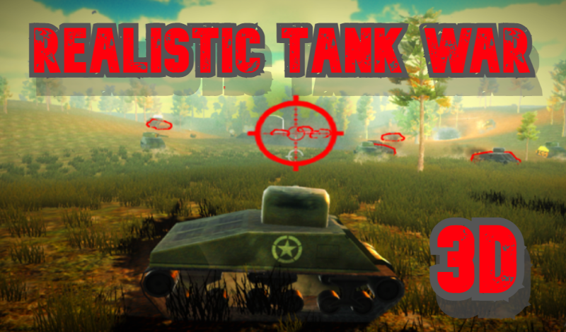 Realistic Tank War 3D game cover