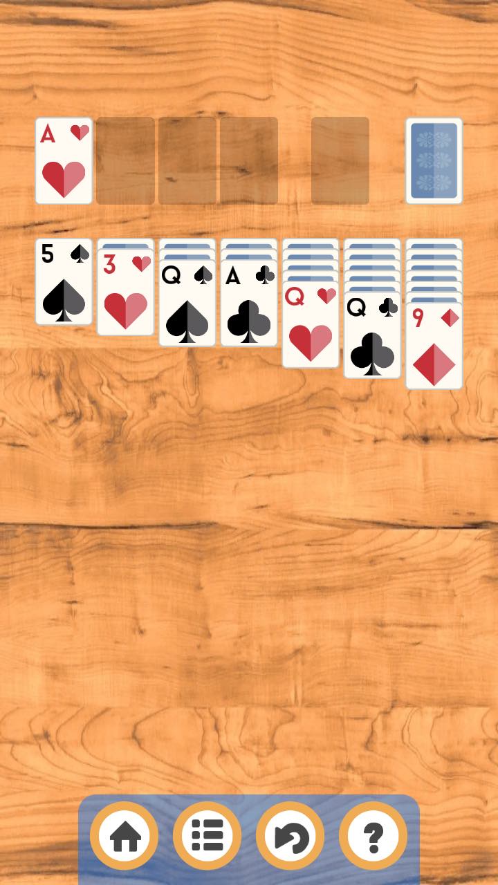 Klondike Solitaire: arrange the cards by suit screenshot 5