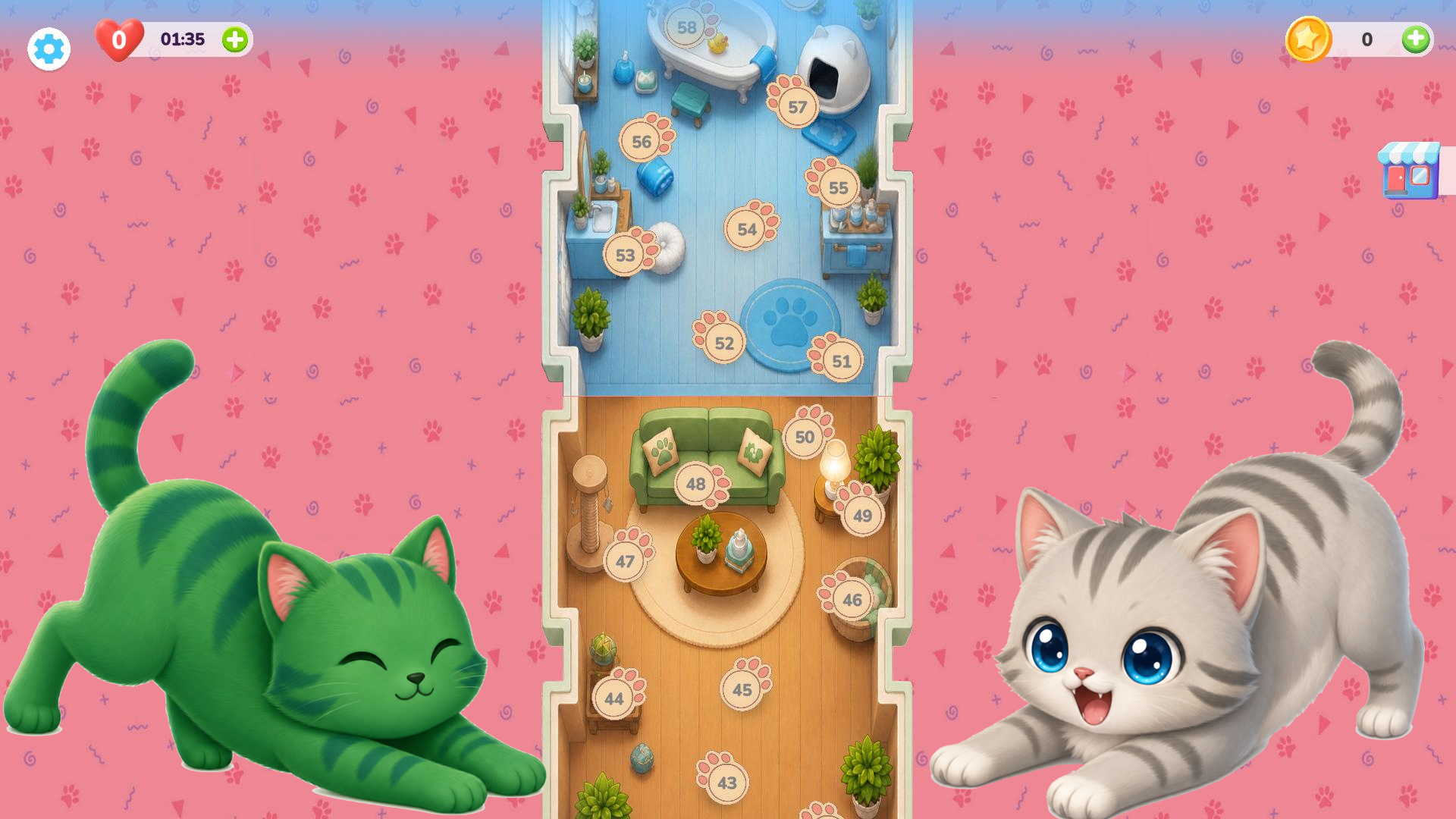 Kotomir: Cat Mahjong Match 3 — screenshot 3