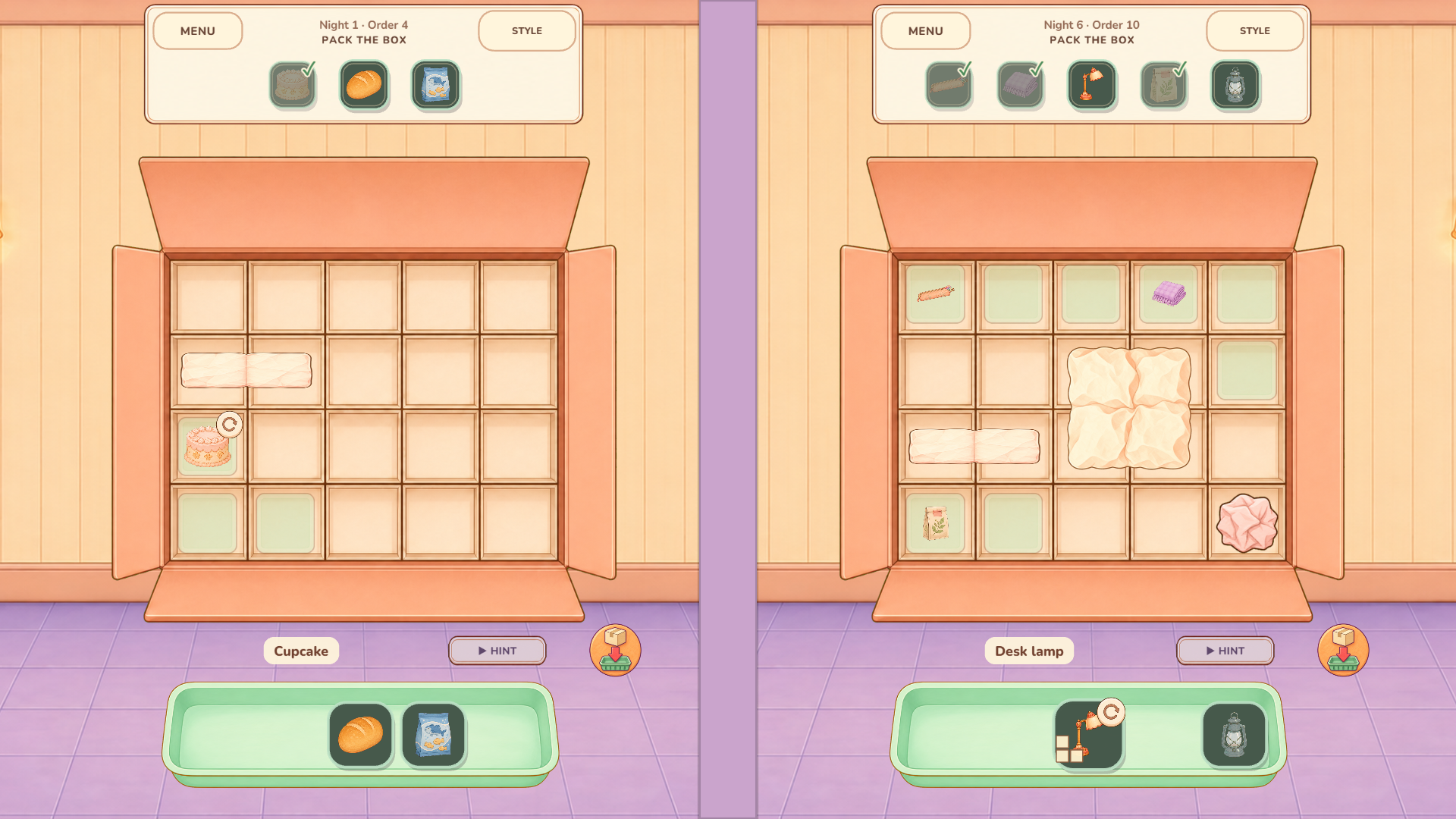 Night Order: Pick & Pack — screenshot 2