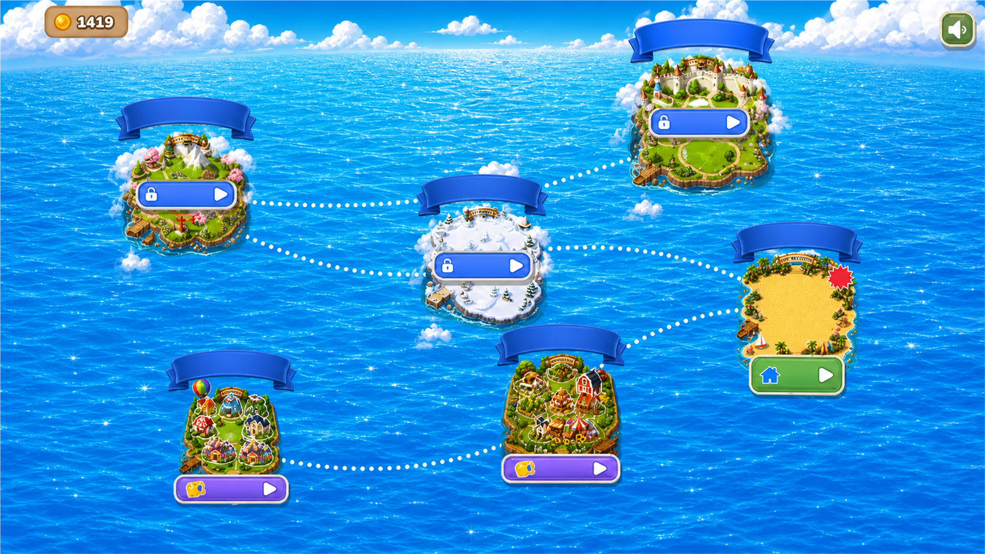 Sticker Town: Merge & Build screenshot 4