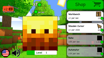 Evolution characters from BlockCraft clicker!