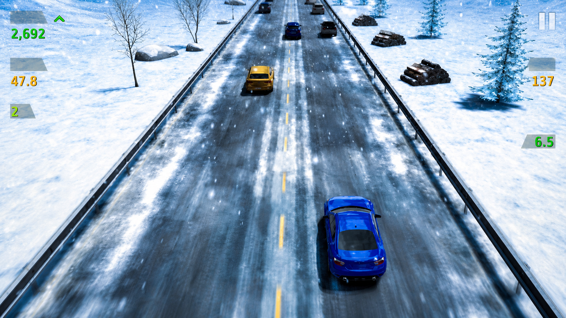Overtaking on the highway at speed — screenshot 7