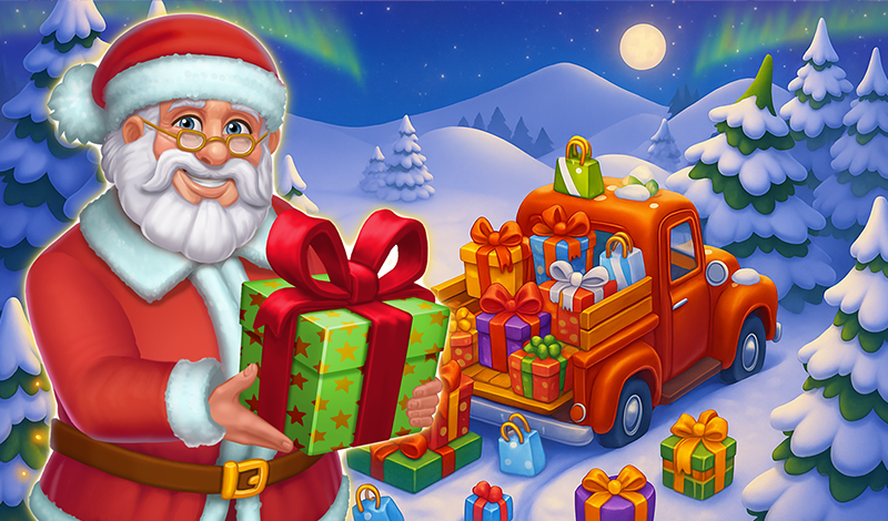 Snow Farm Happy New Year game cover