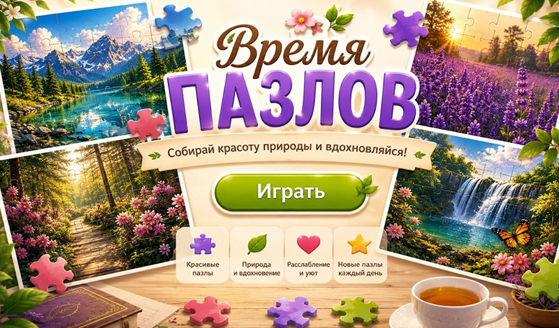 Время Пазлов game cover