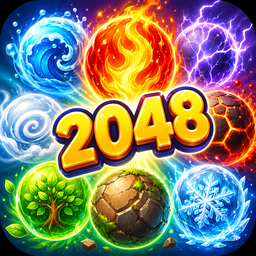 Повелитель Стихий: Слияние Элементов 2048!