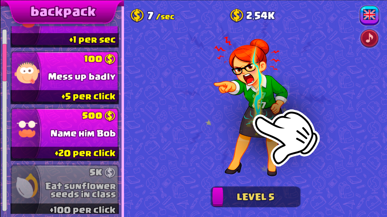 Piss Off the Teacher: Clicker — screenshot 2