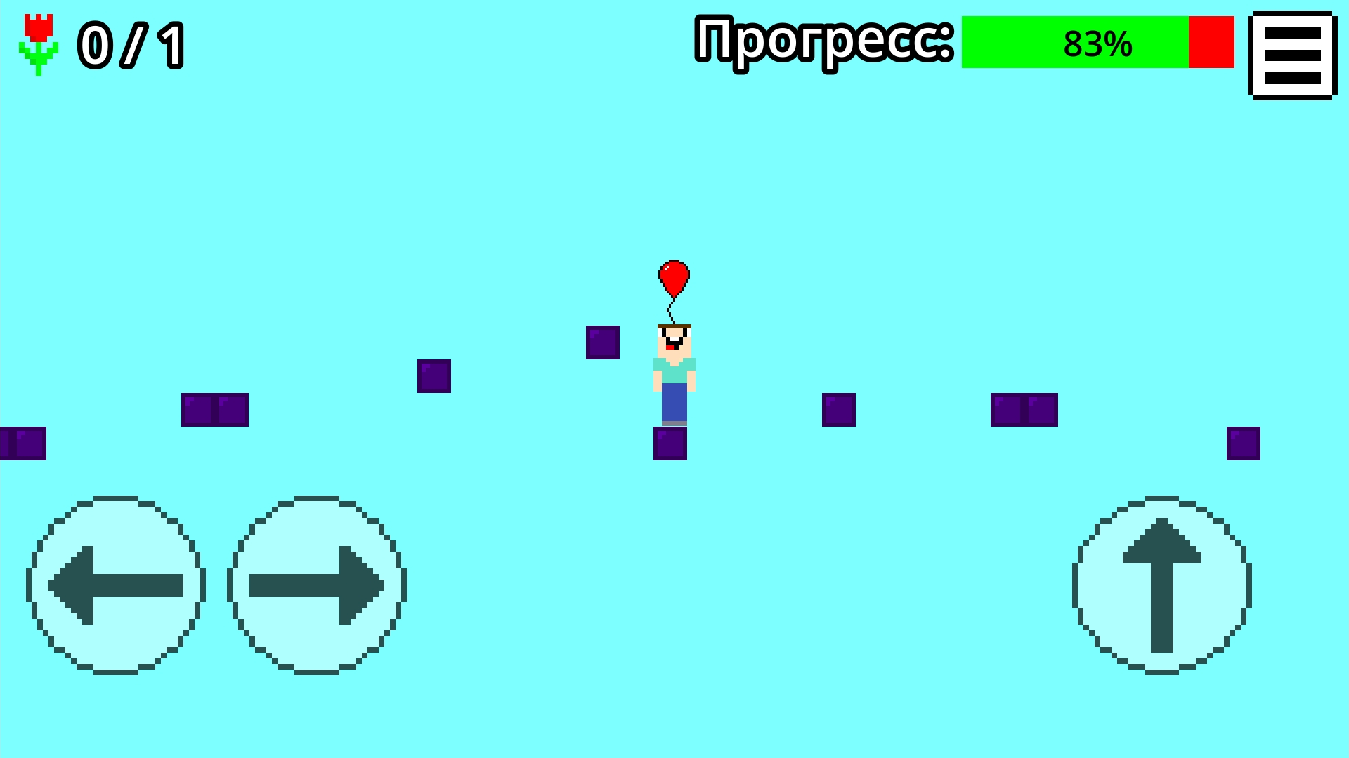 Нубик Паркур 2д - Принеси Цветок — screenshot 12
