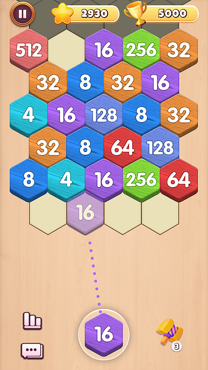 Hexa Shooter 2048 screenshot 3