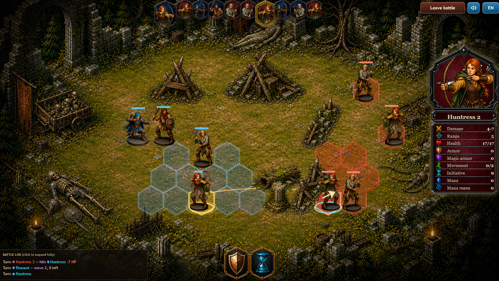 Heroes: Battle in Ruins — screenshot 1