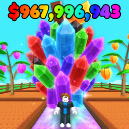 Grow Crystals! Obby Farm Tycoon Magnate +1 RNG