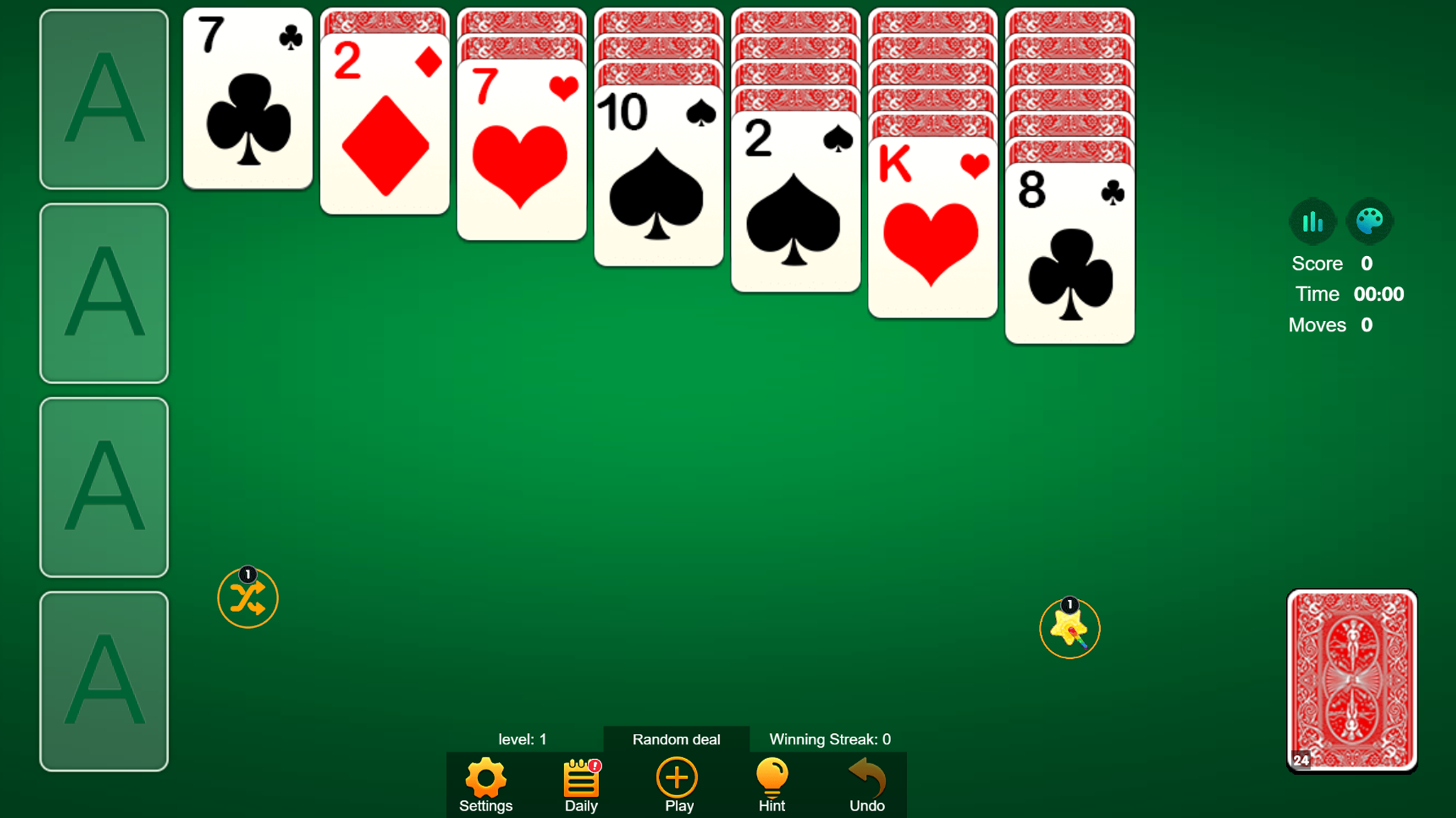 Solitaire HD screenshot