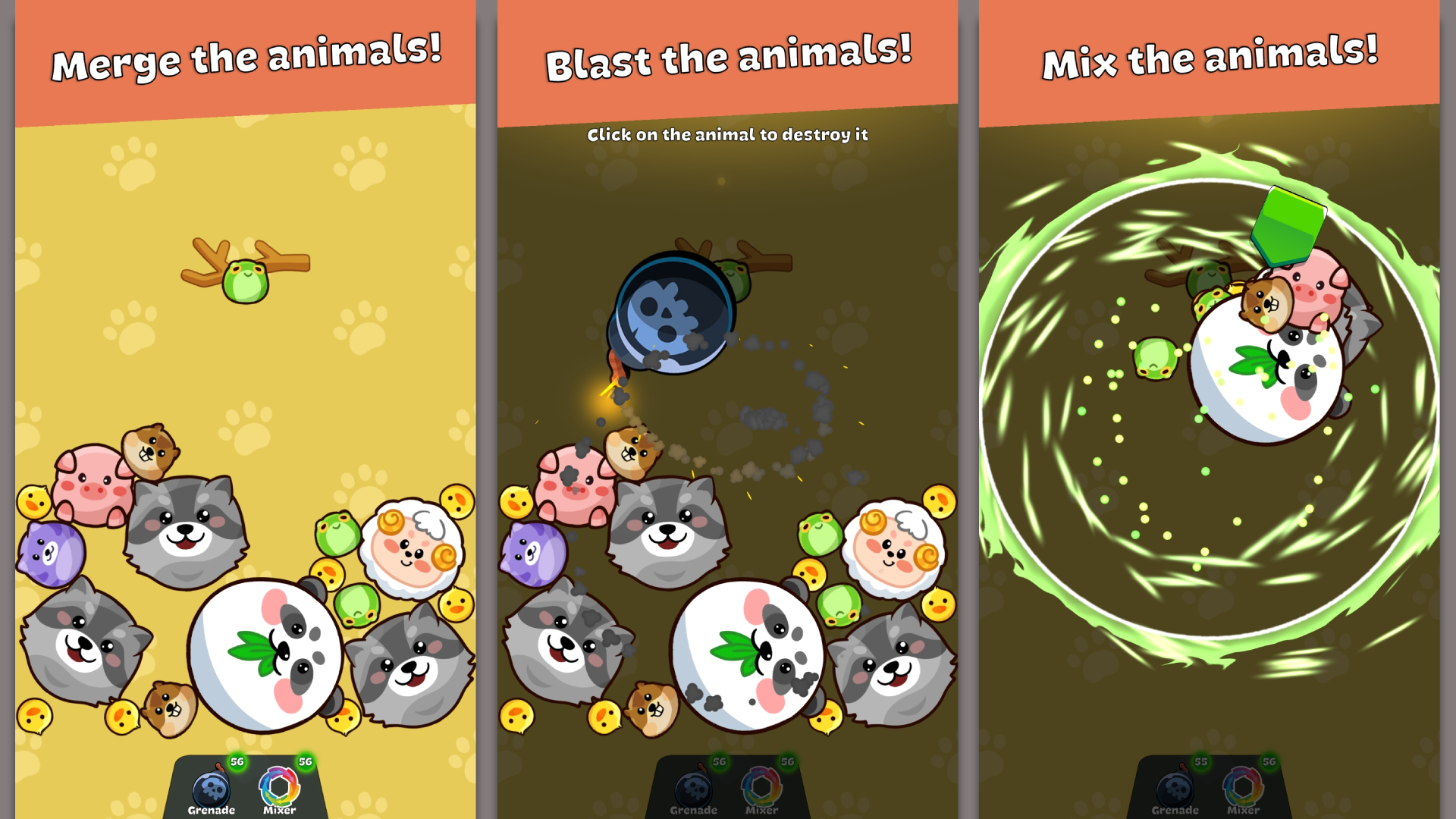 Animal Merge: World of Nature — screenshot 1