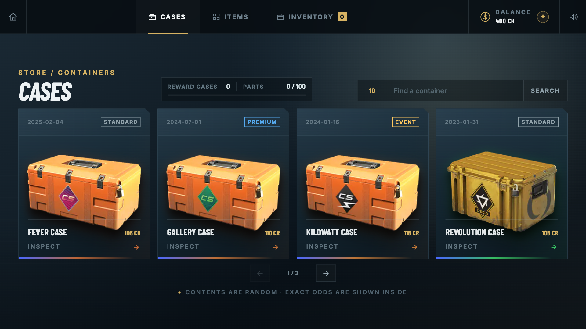 Shooter Case Simulator screenshot 2