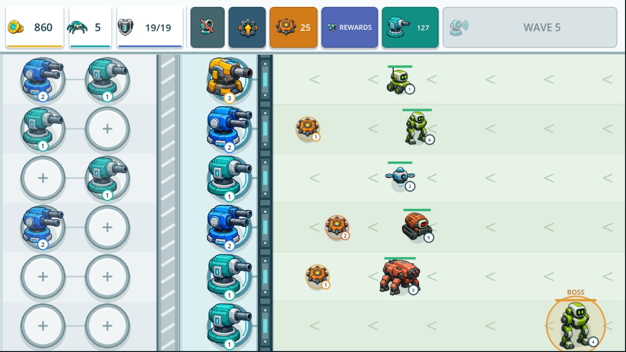 Steel Frontier: Turret Merge — screenshot 4