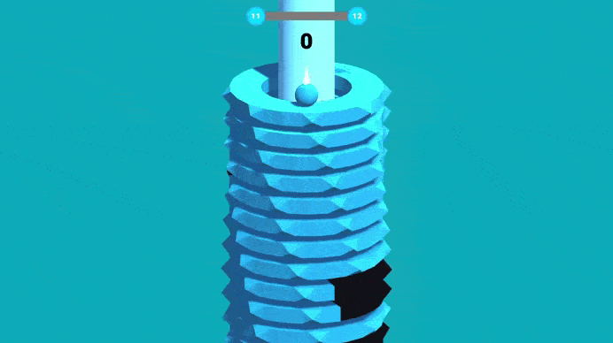 Цветная Спираль: Разрушительный Прыжок — screenshot 4