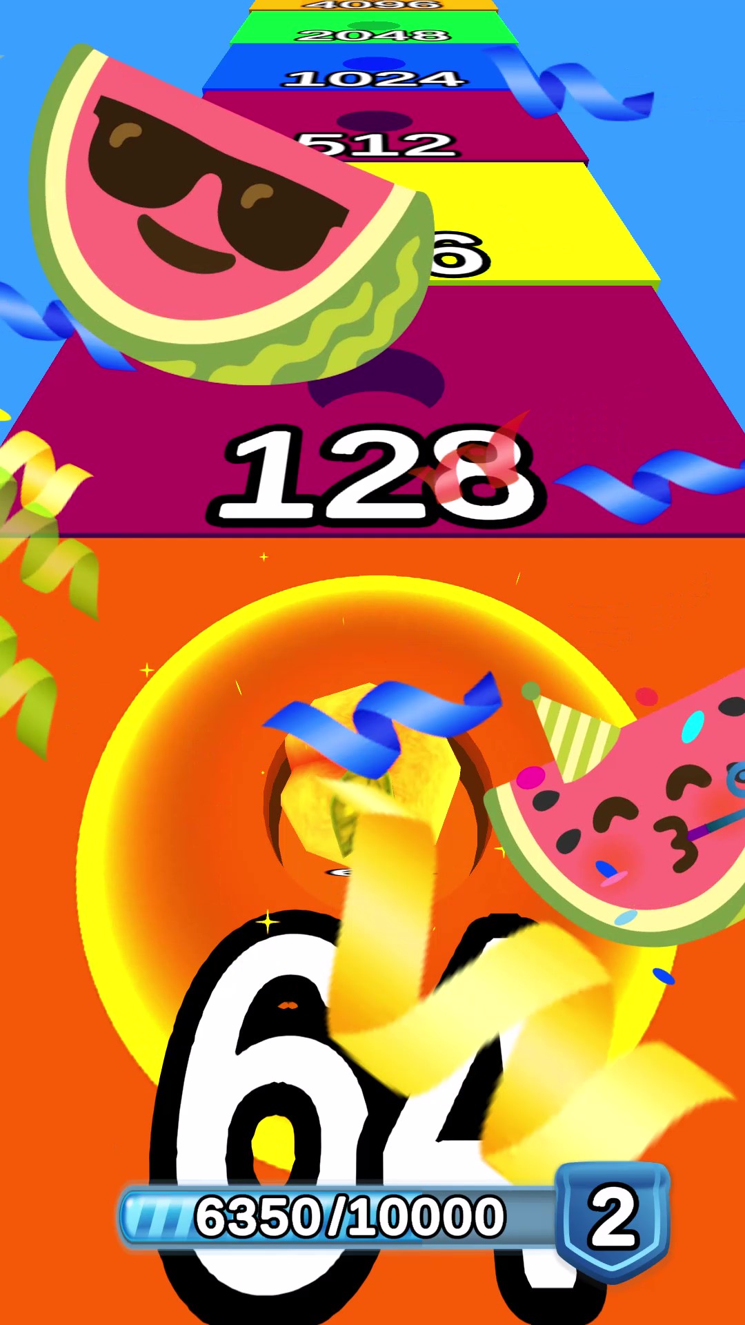 Merge fruits: 3d watermelon 2048 screenshot 7