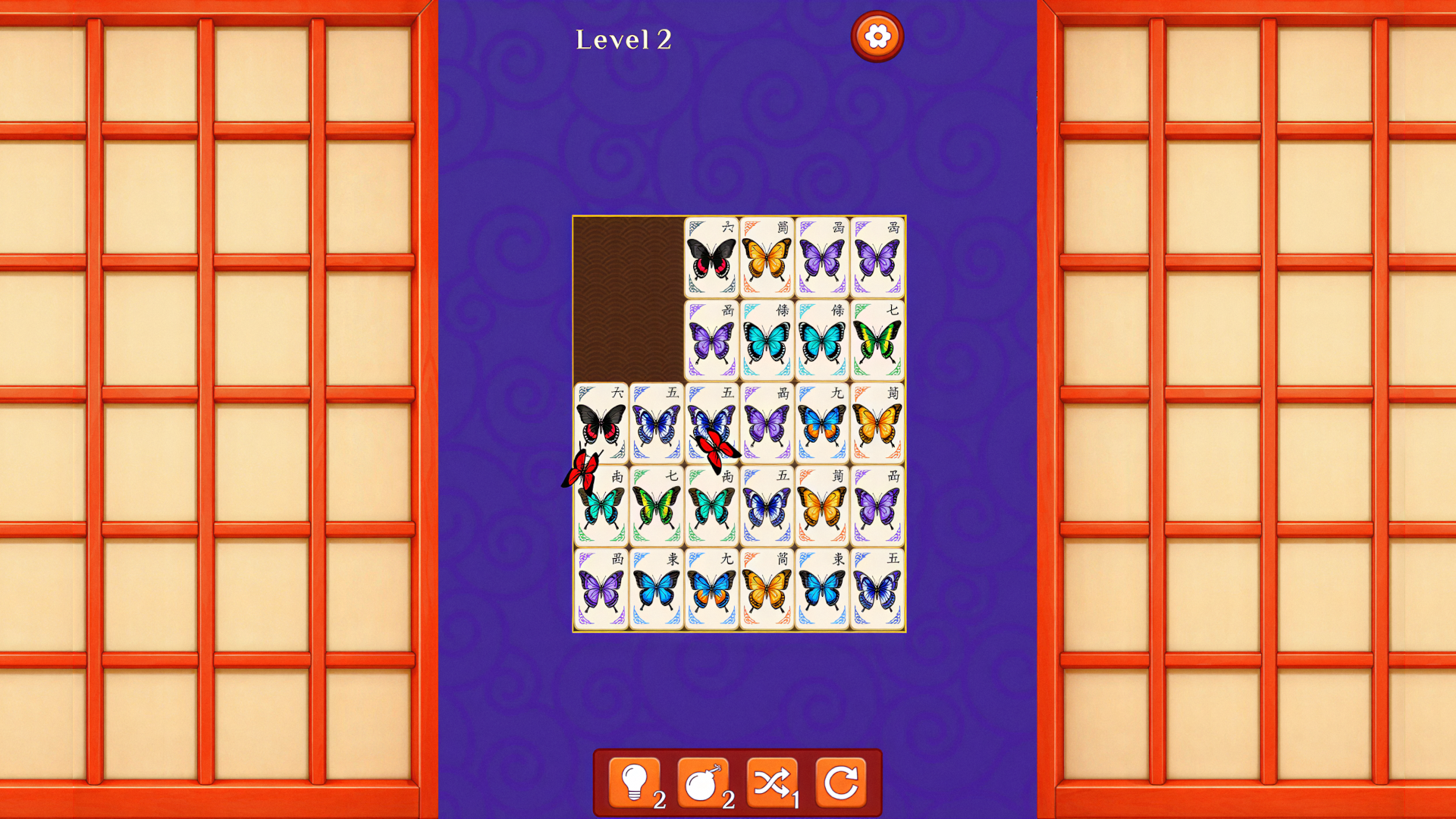 Mahjong Save Butterflies — screenshot 1