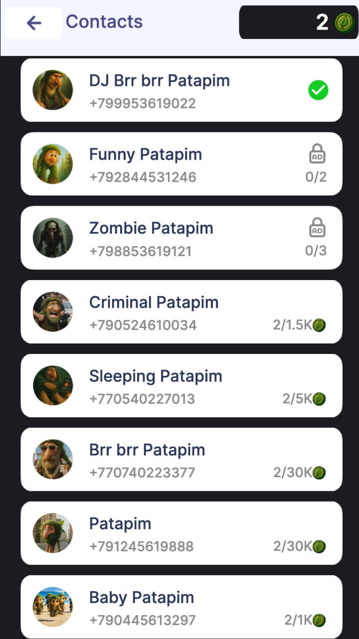 Br Br Patapim calls: Chat, Video call, Live stream screenshot 6