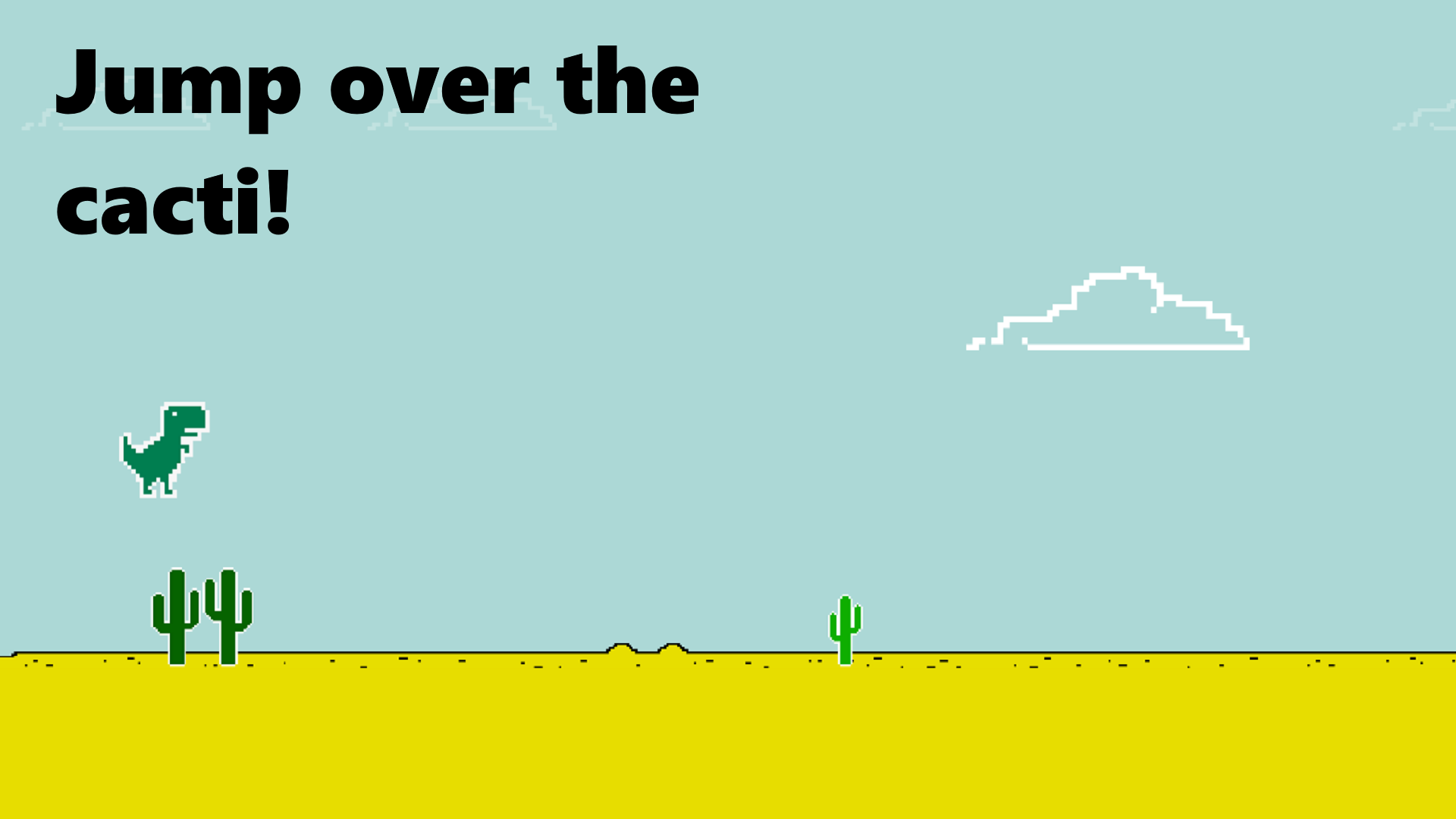 Colored Dino: Run and Jump! screenshot