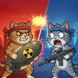 Кто победит? Безумные коты