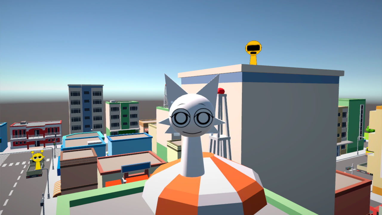 Sprunki 3D: Find All in the City screenshot