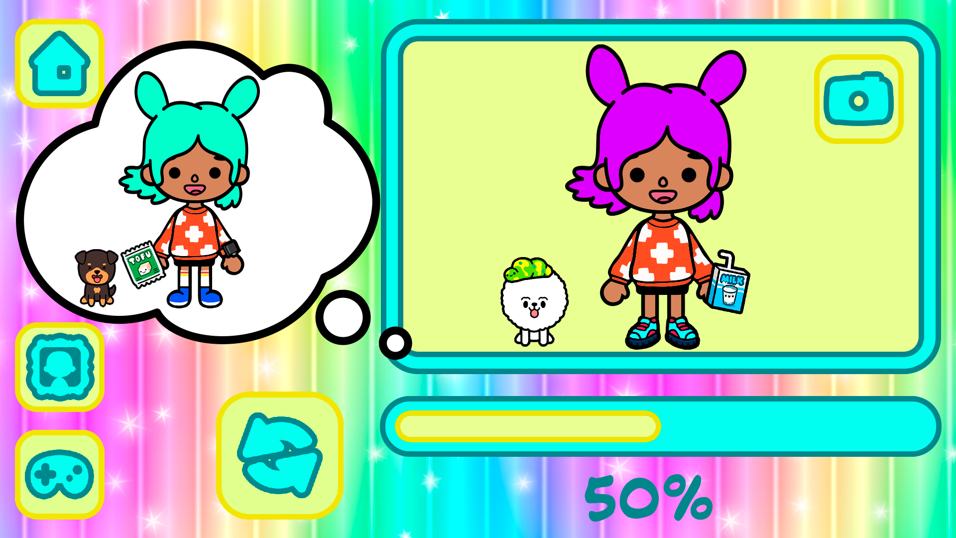 Toca Stylist: Dress Up & Match screenshot