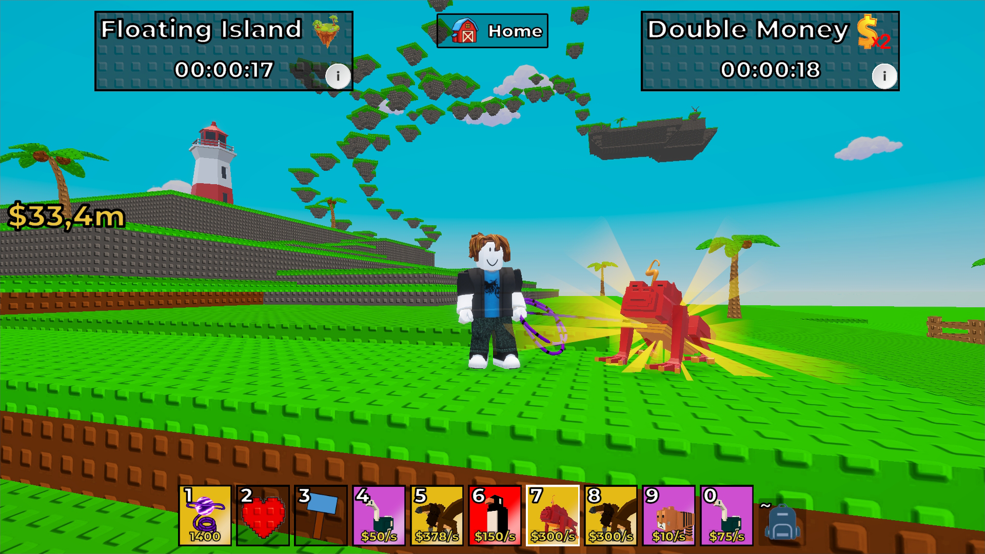 Tame animals! Obby Tycoon 3D Simulator — screenshot 2