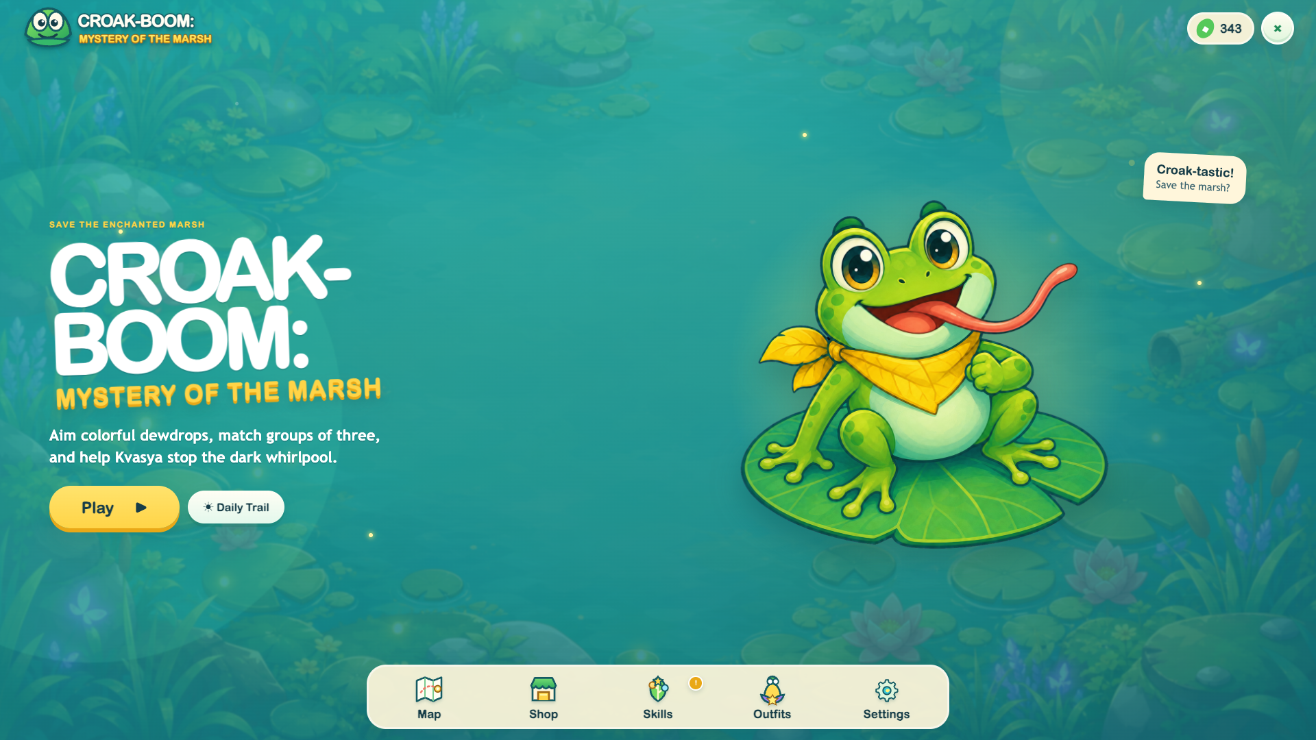 Croak Boom: Mystery of the Marsh — screenshot 1