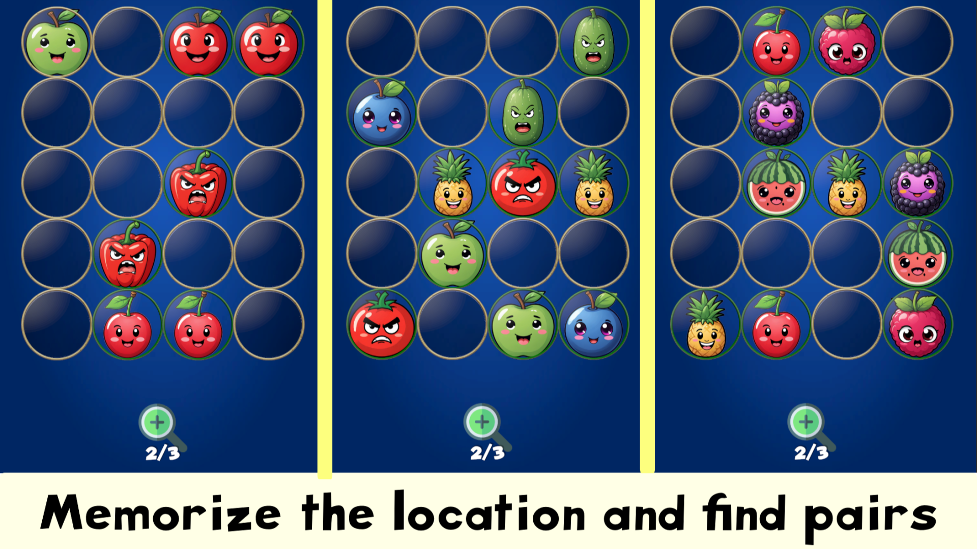 Where is my mate? Fruits and Vegetables — screenshot 1