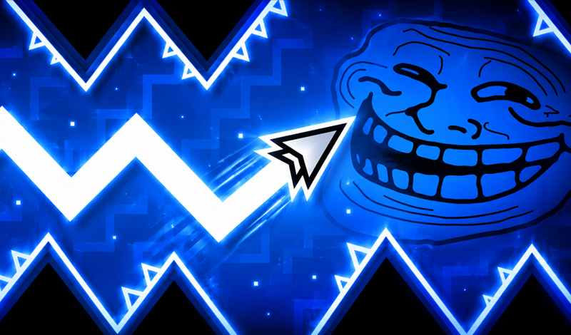 Geometry Wave: Attack the Memes game cover