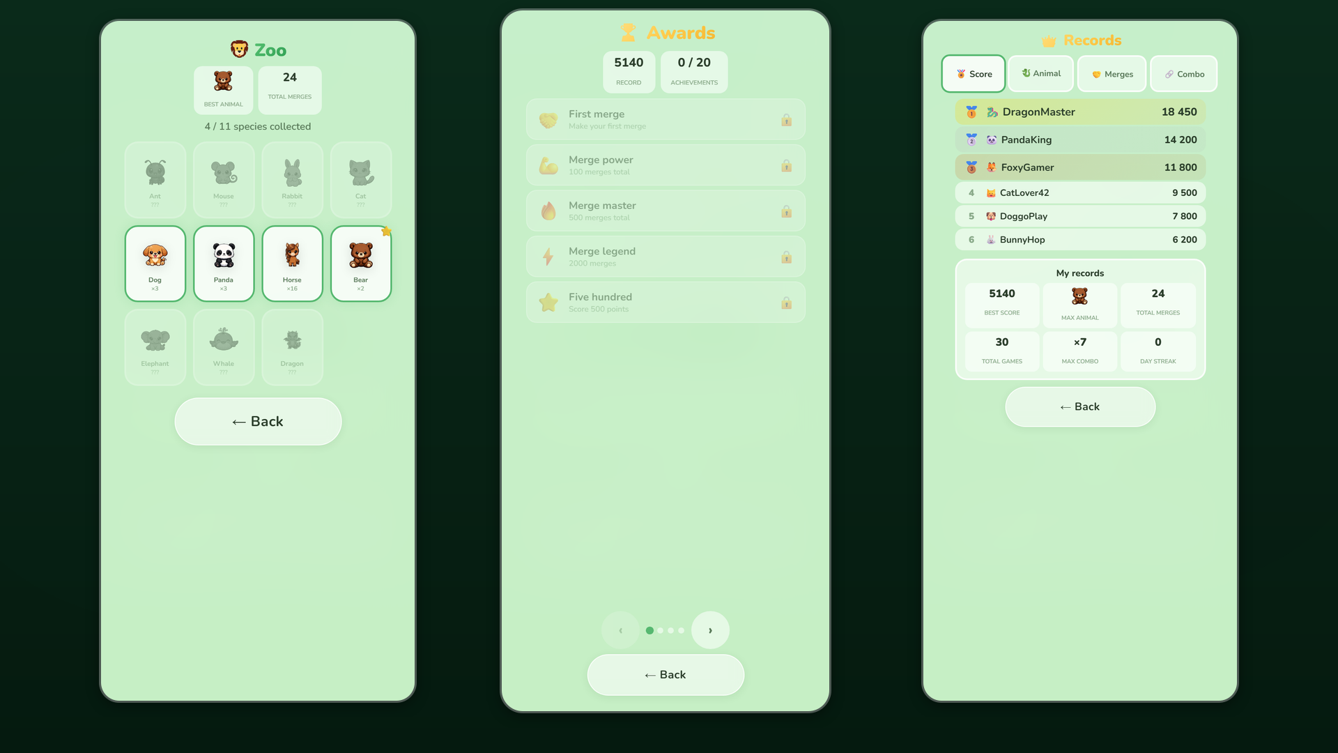Merge Zoo Merge Animals! — screenshot 1