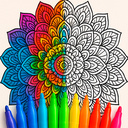 Anti-stress Coloring for Adults ASMR