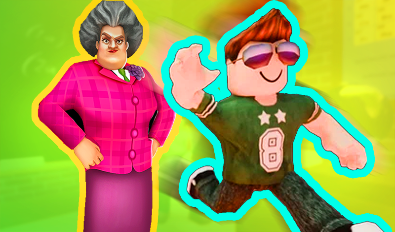 Scary Teacher, don't let the students escape! game cover