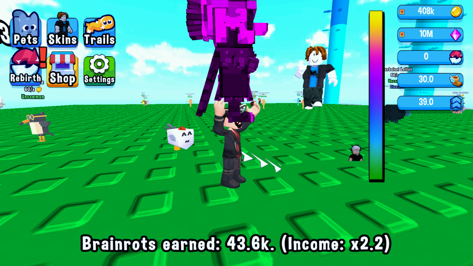 Obby Brainrot: Grow Beanstalk For Memes! — screenshot 5