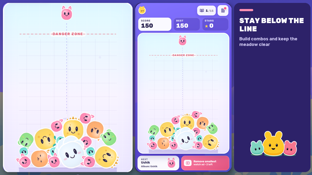 Pukhlyashiki: Merge — screenshot 2