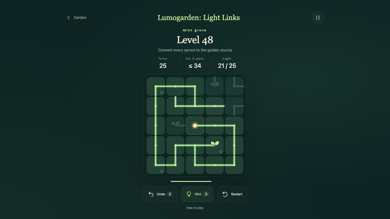 Lumogarden: Light Links — screenshot 2