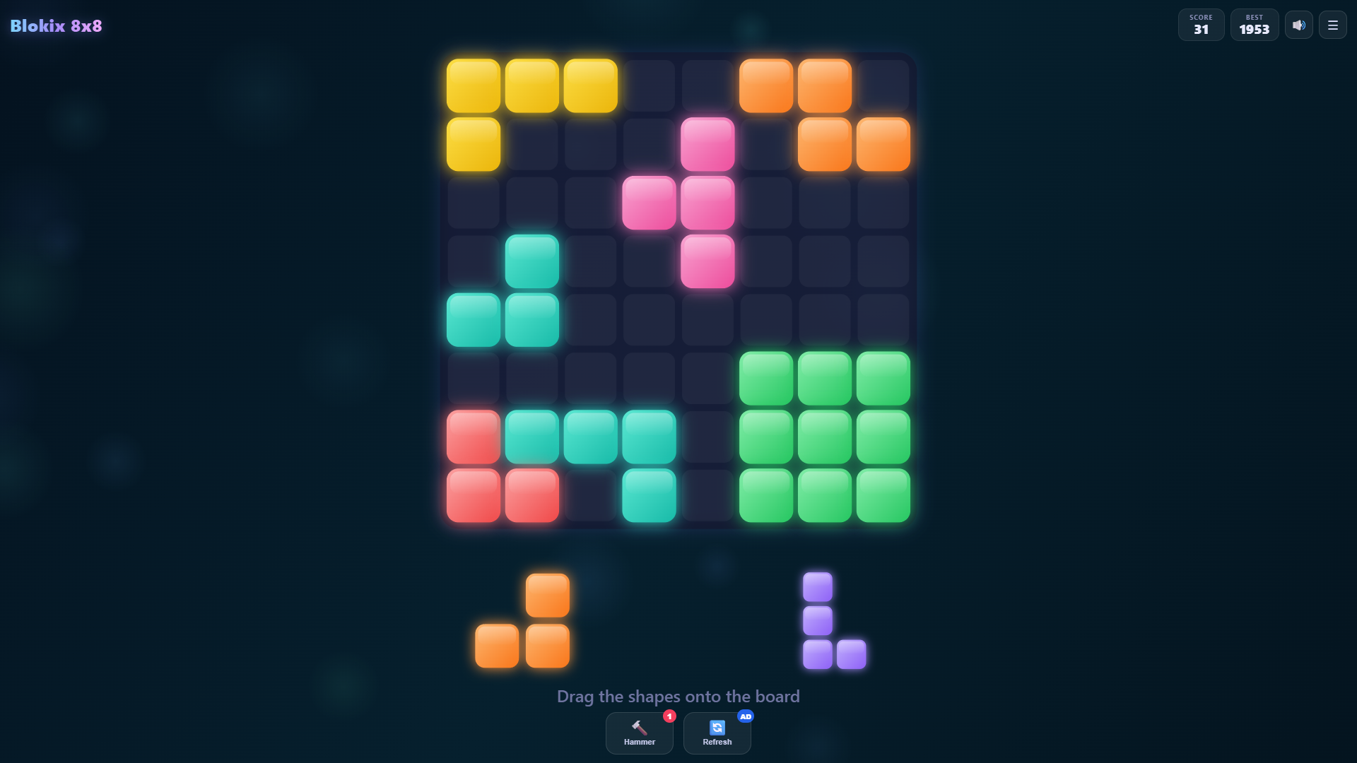 Blokix 8x8 — screenshot 1