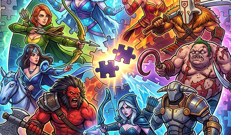 Dota Puzzle game cover