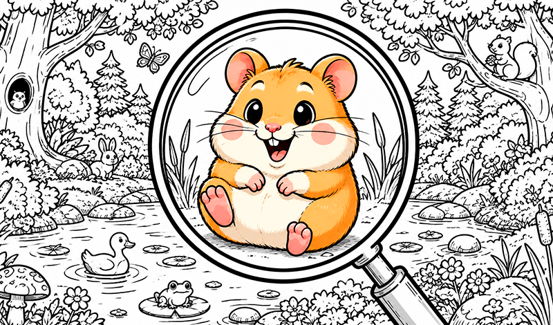 Find A Hamster - Item Search game cover
