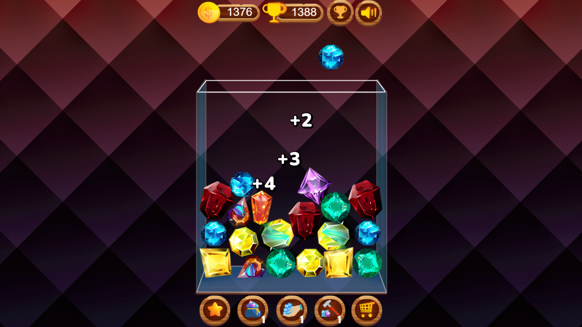 Jewels Merge 2048 screenshot