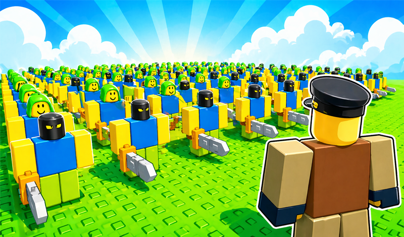 Obby: Build an Army of 1000 Noobs! game cover