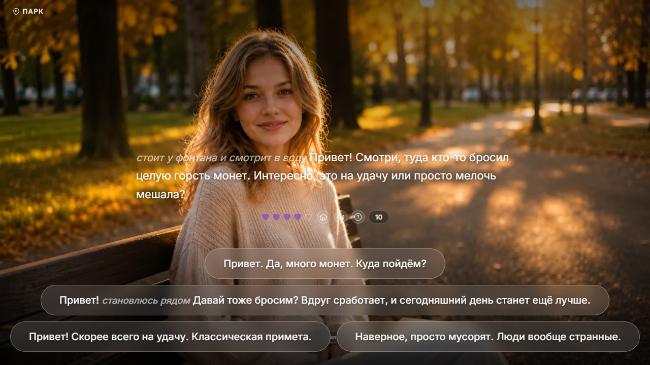 Симулятор флирта — screenshot 2