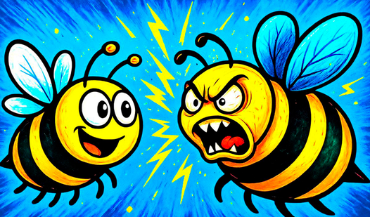 Полет пчелы