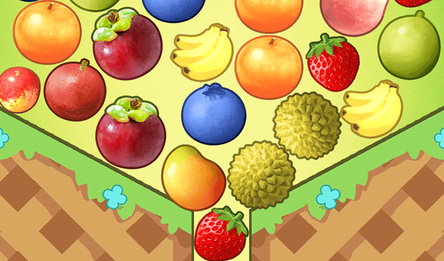 Merge Fruits & Flowers: Clear