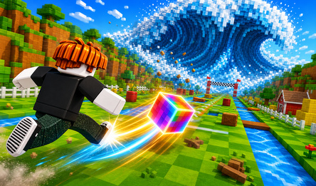 Kick a Lucky Block: Tsunami Football