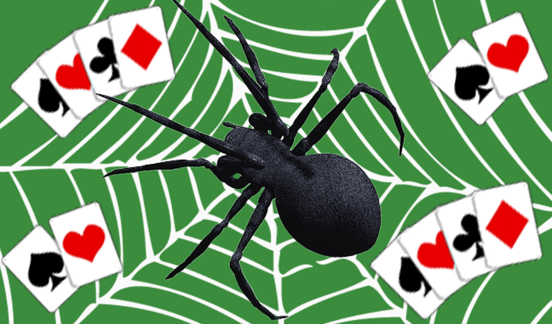 Spider Solitaire all suits (1, 2, 3, 4) game cover