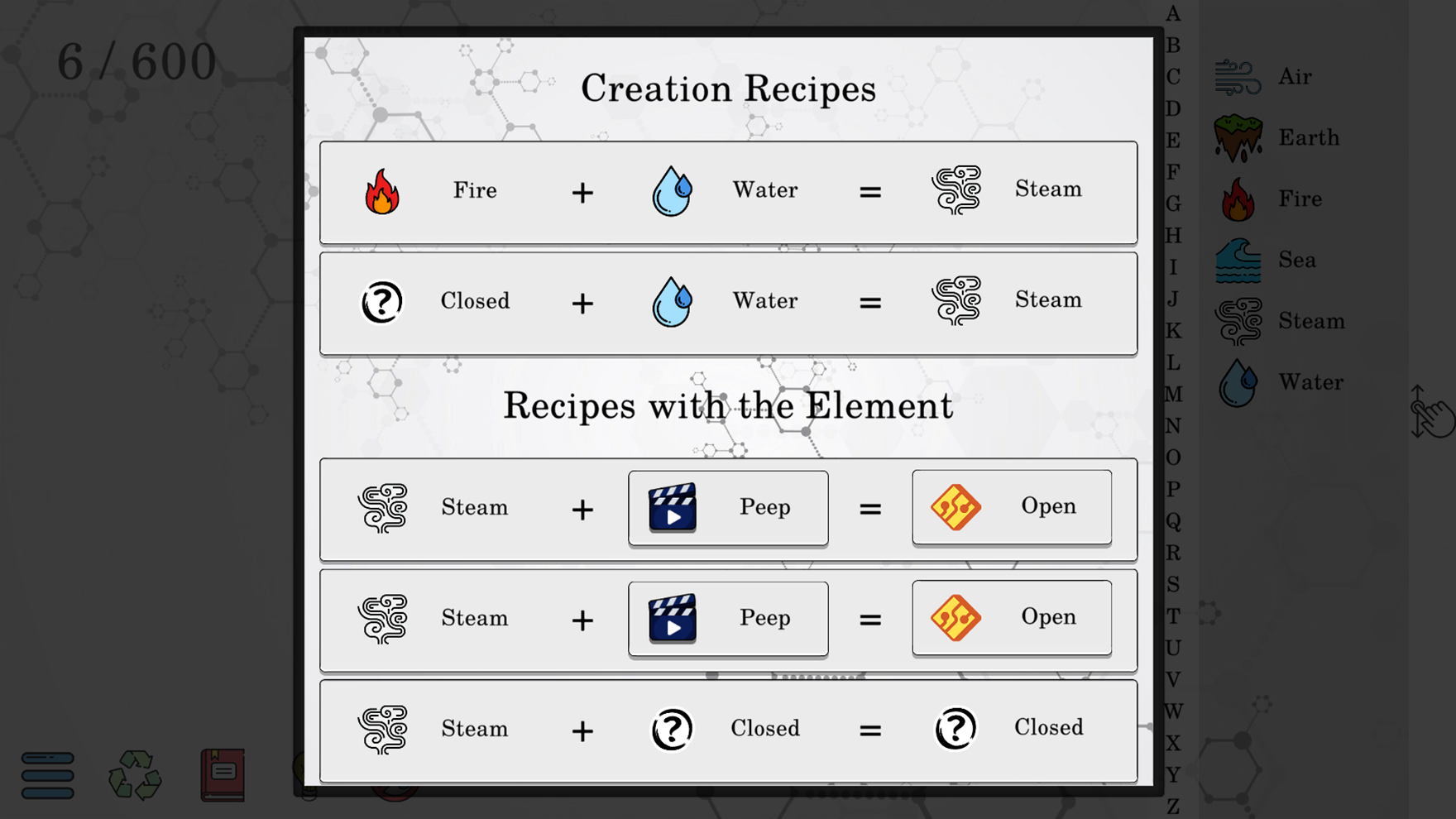 Alchemy 600 Elements screenshot