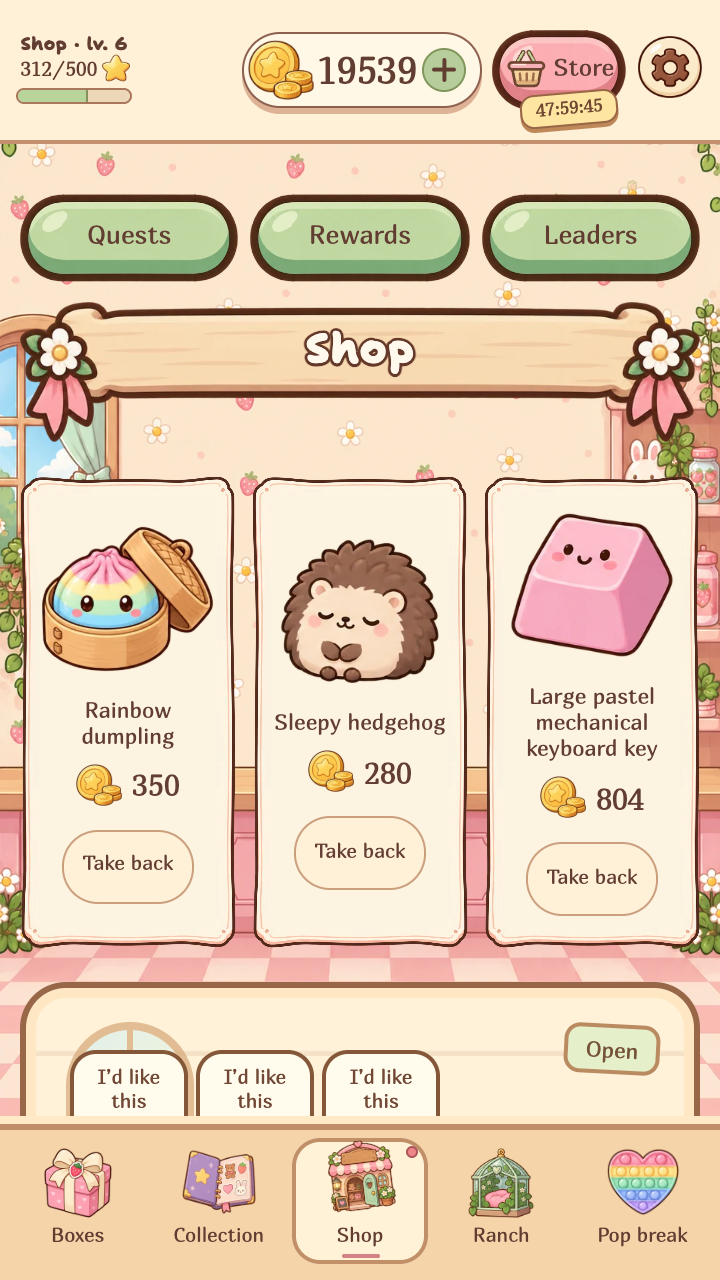 ASMR Store. Sell the squishes, open boxes! screenshot 7