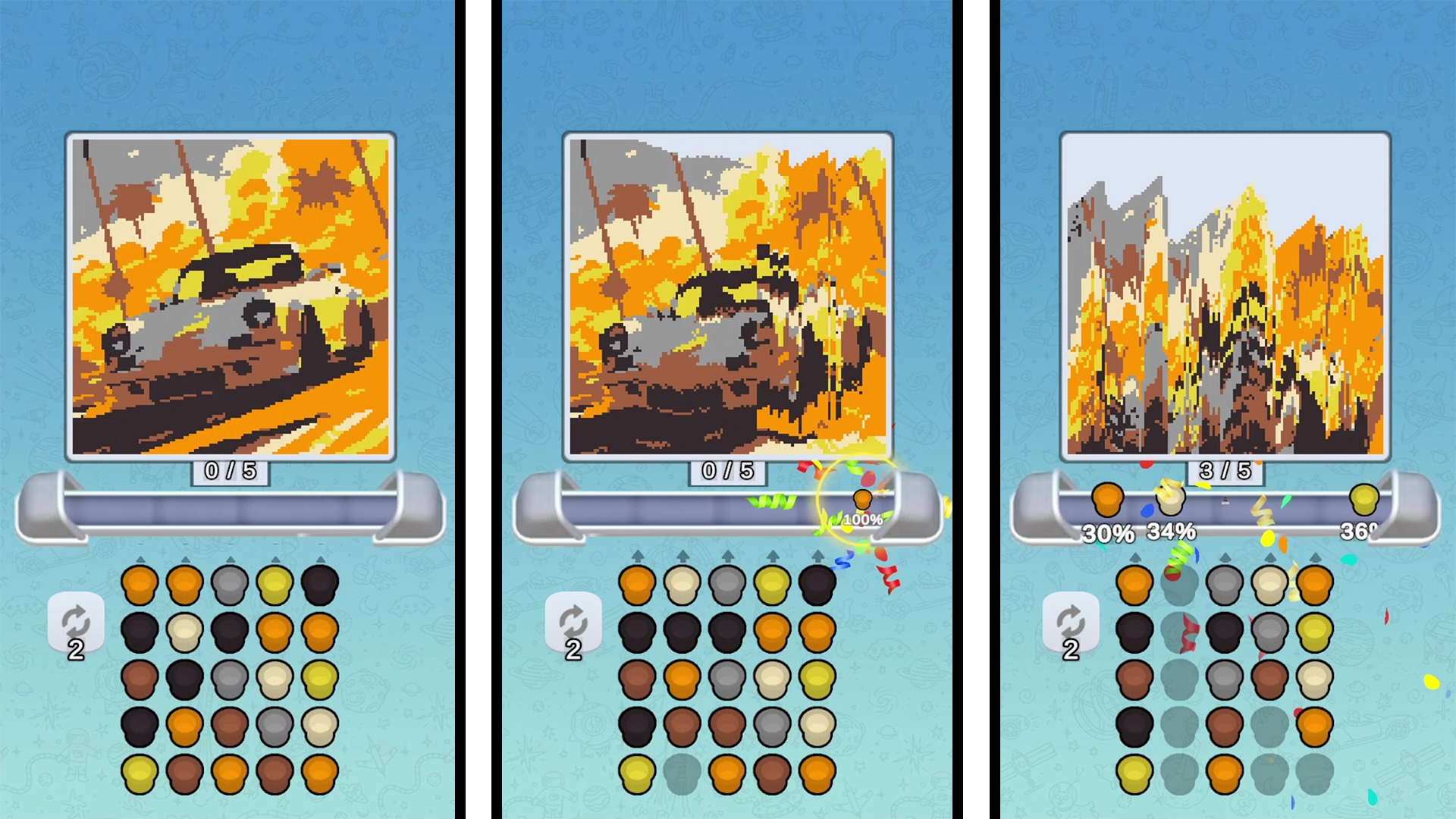 Sand pictures: a cozy sorting — screenshot 3